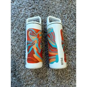 Miir Water Bottle 16 oz with Colorful Abstract Design